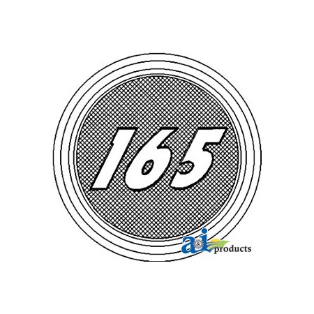 A & I Products Hood Medallion (Side) 8" x8" x2" A-194845M2